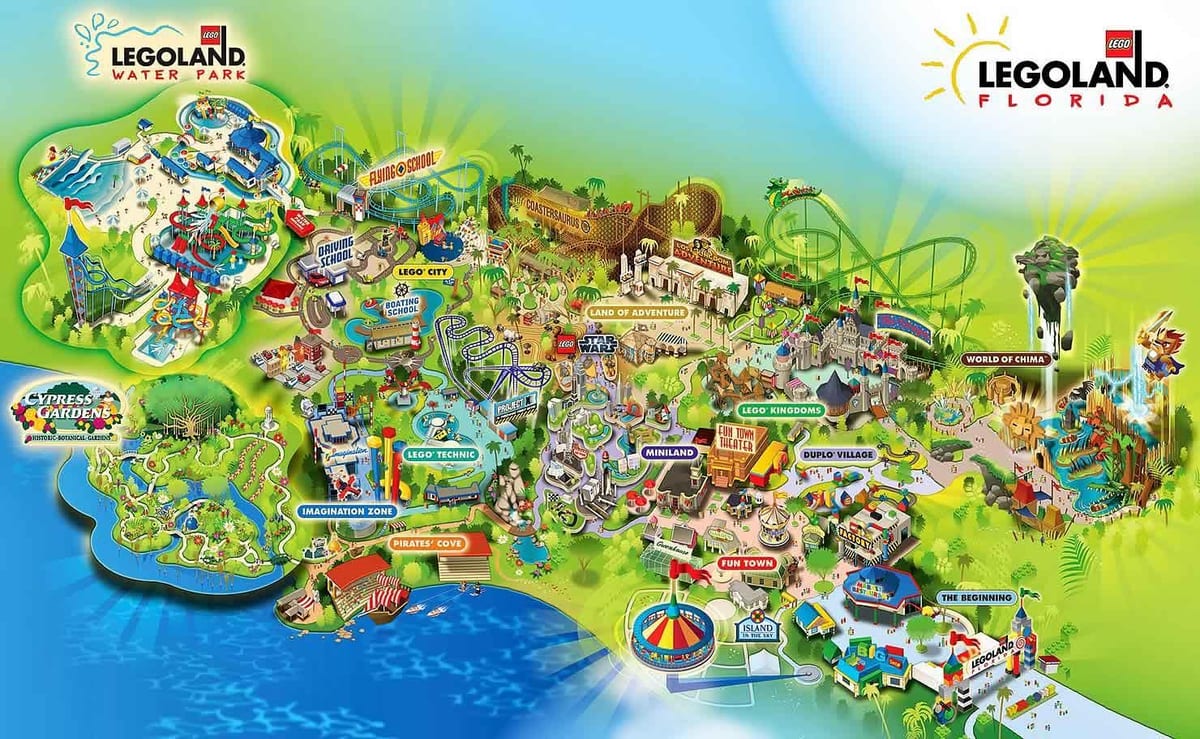 เดนมาร์ก legoland แผนที่